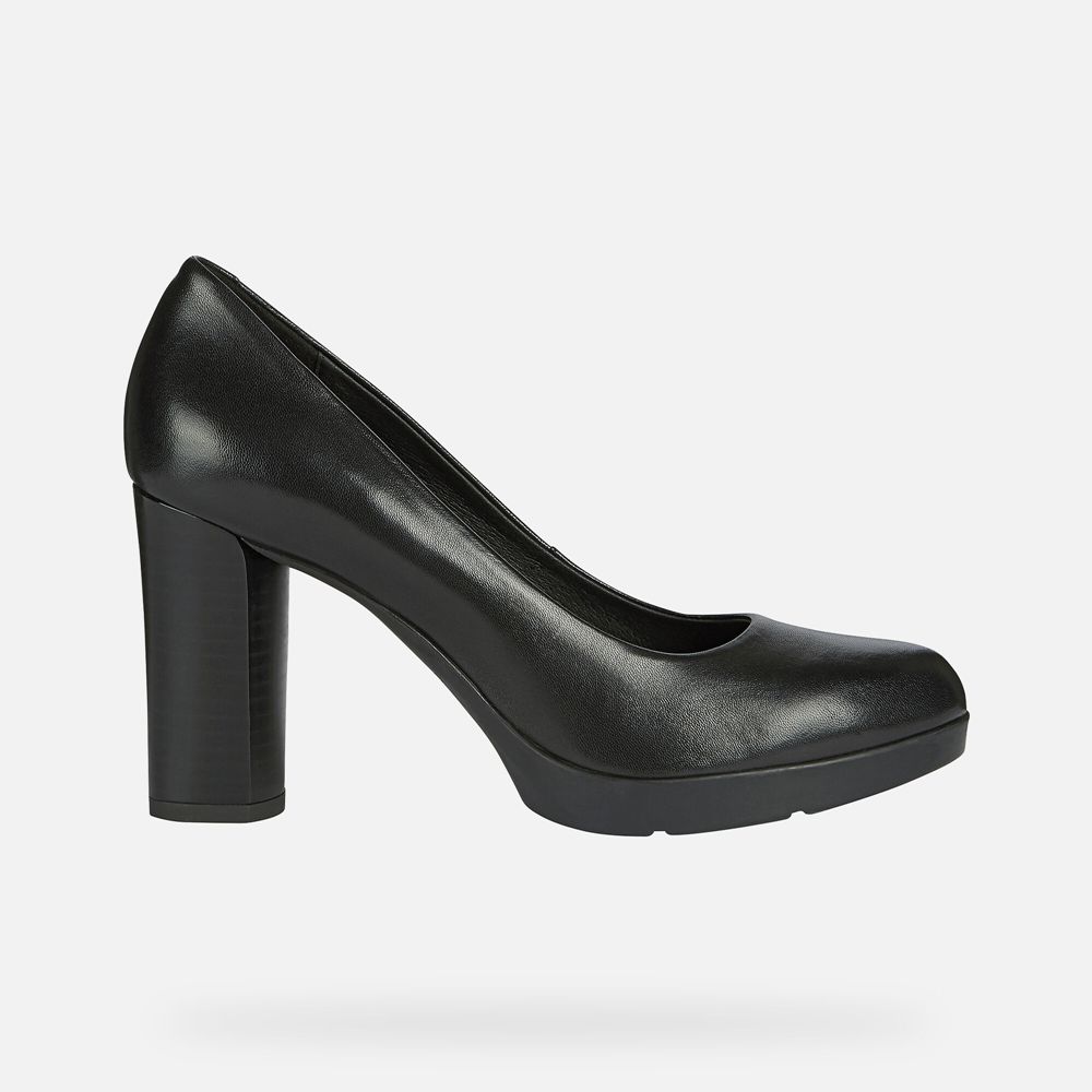 Geox Bayan Stiletto Ayakkabı Siyah - Anylla Uzun - VCQ-961485